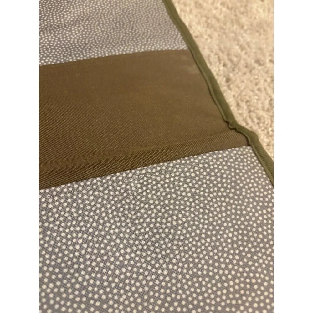 Thirty One 31Family Plan‎ Hanging Organizer With 5 Pockets Gray Pin Dot Design